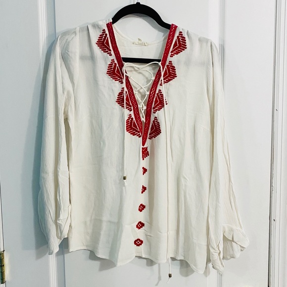 Wet Seal Tops - NWOT Wet Seal Embroidered Blouse
